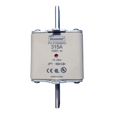 IEC 1000V DC 50 - 160A فتيل الشاشة الكهروضوئية