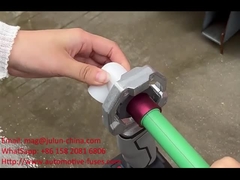 أدوات الكهرباء الصلبة توصيل الأنابيب أنابيب لحام الآلة 90 درجة الدوران الليثيوم أنابيب المياه الكهربائية