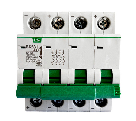 BK63H-DC Series DC Micro Broken Circuit Breaker LG / LS الكهرباء 1p / 2p / 3p / 4p