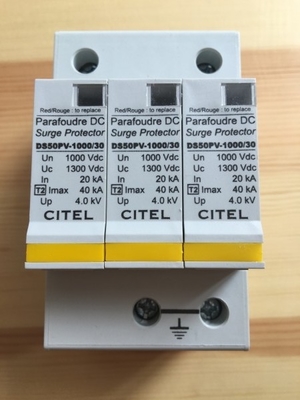 DS50PV-30-30 DC Lightning Protection ، IP20 Level DC مانع الصواعق