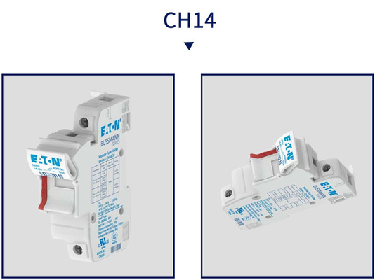 CH141DU 14x51mm حامل فتيل الجهد المنخفض وحدات بوسمان