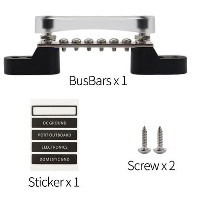 8Bit واحد التقارب صف حزام غطاء عام BUS Bar 100A لسفينة السيارة