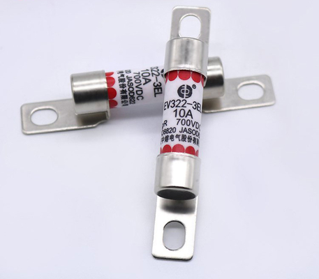 EV322 3EL سيارة كهربائية فيوز 10A 16A 20A 25A 32A 700VDC الترباس نوع أنبوب دائري