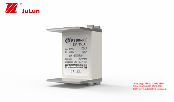 RS306-000-EV EVRoad Vehicle Fuse 350A 750V وظيفة إعادة الضبط التلقائي لحركة المرور الصغيرة