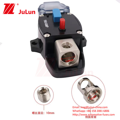 محرك ترولينج ستيريو أوديو 50A 200A 300A 24V 48V 0-8 مقياس حاملات كتلة الفيوز الداخلية عاكس للسيارة