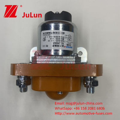 Dc Contactor MZJ-400A آلة السيراميك الكهربائية ثلاثية الدراجات التيار العالي الجهد المنخفض