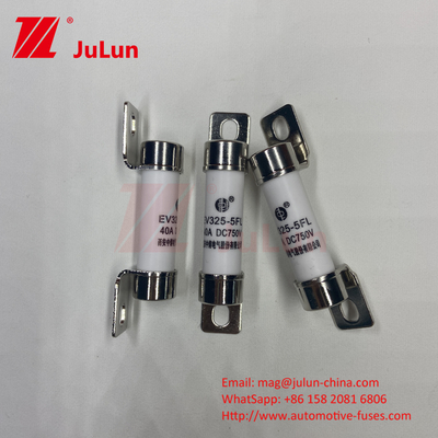 EV325 5FLL DC750V 10A 15A 20A مع Ex10A-100A EV فيوز شحن مع الأنبوب الخارجي السيراميكي