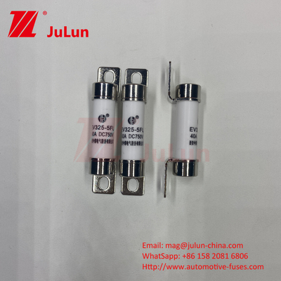 EV325 5FLL DC750V 10A 15A 20A مع Ex10A-100A EV فيوز شحن مع الأنبوب الخارجي السيراميكي