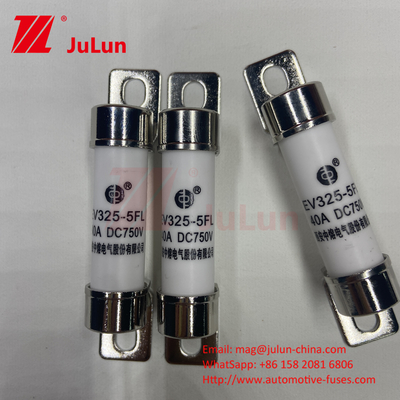 750VDC تخزين الطاقة 10A 25A 30A 50A EV FUS السيارات السيراميكية النحاسية فيوز السيارة الكهربائية لتخزين الطاقة DC750V