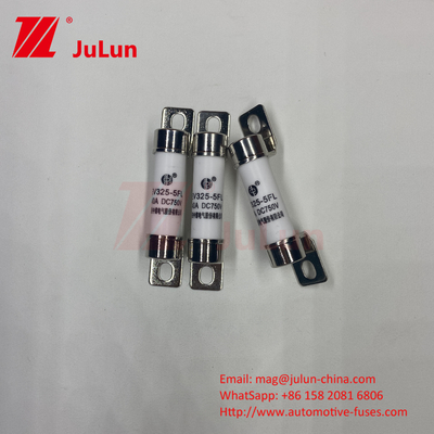 مصدر فيوز الكهربائي المدمج في مربع لنظم الجر للسيارات الكهربائية 750VDC 25A 30A 40A 50A 14 * 51 Ues لشاحن السيارة EV325