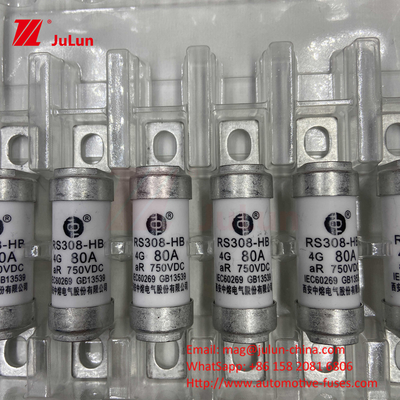EV Fuse 100A خصائص البناء المعدل 750VDC 10A 25A 50A 63A