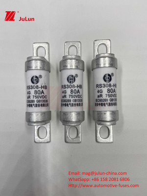 100A80A 750VDC تخزين الطاقة 10A 25A 30A 50AEV فولت ميكرو فيوز مع حماية ذكية لنظام الجر الكهربائي