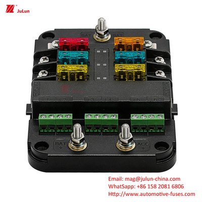 Eu UL القياسية لقطاع السيارات المقطوعة المحافظة على مصدر التأمين 32V 30A-500A غطاء نايلون