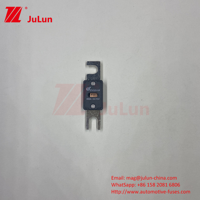 EV320-5X أنبوب خارجي للرمال الكوارتزية 6kA DC EV فيوز السيارة الكهربائية 125A 70VDC بولت