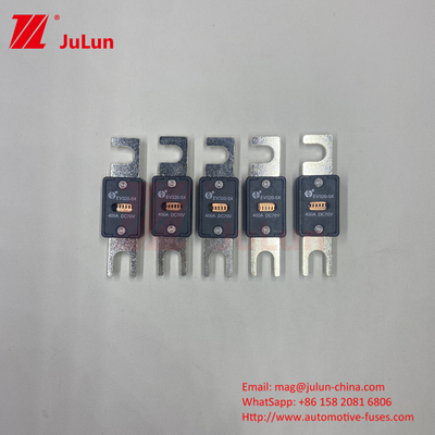 SINOFUSE بولت M8 EV320-5X-100A للسيارات مقاومة للصدمات مع أنابيب الرمل الكوارتز الفضية النحاس السيراميكي