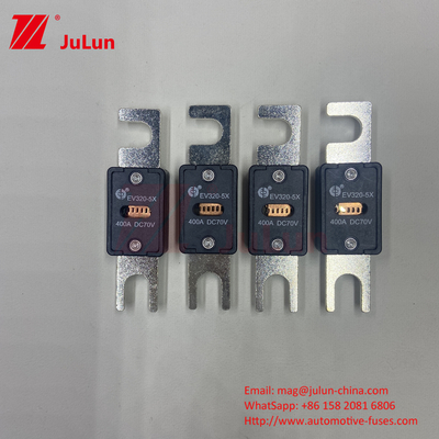 70VDC الجهد السيراميكي المسمار نوع جهاز التأمين للسيارات الكهربائية EV320-5X-250A M6 M8