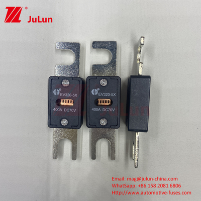 70VDC الجهد السيراميكي المسمار نوع جهاز التأمين للسيارات الكهربائية EV320-5X-250A M6 M8