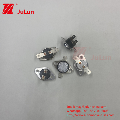ثنائي المعدن KSD301 10A 250V ديسك الحرارة الفورية للعمل، الحرارة المنخفضة محدودة التحكم مفتاح H31 250V 10 13C