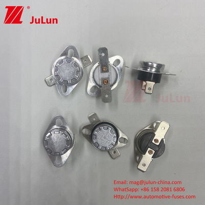 KSD301 KSD302 قرص ثنائي المعدن الحرارة الحرارة المنخفضة الحرارة محدودة التحكم مفتاح H31 250V 10 13C