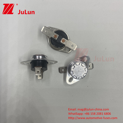 KSD301 KSD302 درجة الحرارة تعمل عند إيقاف التبديل إعادة ضبط يدوي نوع RoHS معتمد