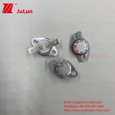 KSD301 نموذج Imetal اليدوي إعادة تعيين تبديل درجة الحرارة قابلة للتحريك / غير قابلة للتحرك دعامة التثبيت المتاحة