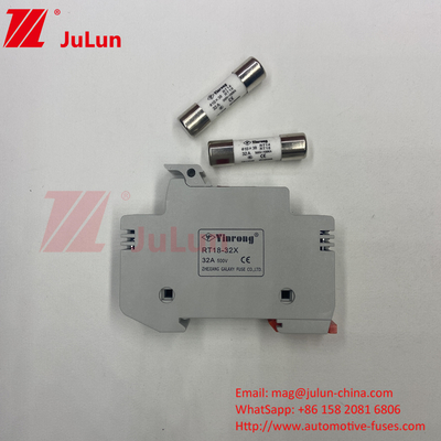TUV WSPV-32B CE النظام الكهروضوئي الطرف الواحد الطاقة الشمسية 10 * 38 1000v DC فيوز الحفاظفيوز الكهروضوئي الشمسي لتحمي الوحدة الضوئية