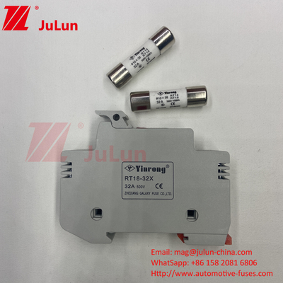 TUV WSPV-32B CE النظام الكهروضوئي الطرف الواحد الطاقة الشمسية 10 * 38 1000v DC فيوز الحفاظفيوز الكهروضوئي الشمسي لتحمي الوحدة الضوئية
