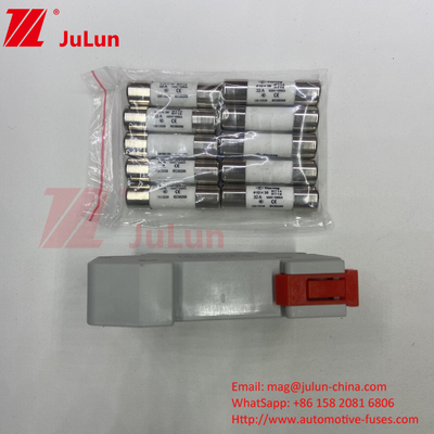 1000VDC-1500VDC حامل فيوتوكولتر الطاقة الشمسية مع فيوز 2 أمبير فيوز Dc فيوز شمسي وصلات فيوز أسطوانية