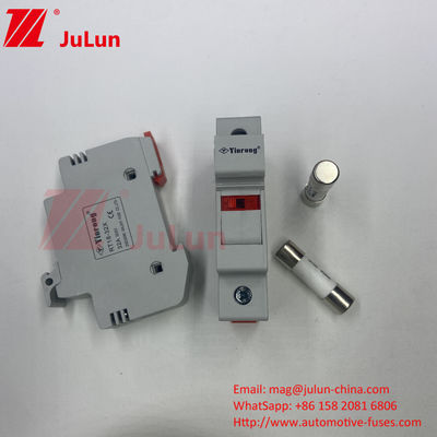 الدين دليل حامل فيوز الدين السكك الحديدية حامل فيوز الشمسية الطاقة الشمسية DC 1000V فيوتوبيوتيك فيوز 6A 10A 15A 20A 25A 30A عالية V