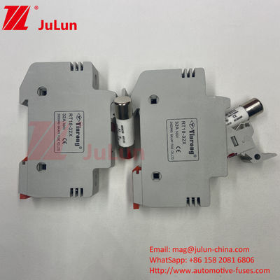 الدين دليل حامل فيوز الدين السكك الحديدية حامل فيوز الشمسية الطاقة الشمسية DC 1000V فيوتوبيوتيك فيوز 6A 10A 15A 20A 25A 30A عالية V