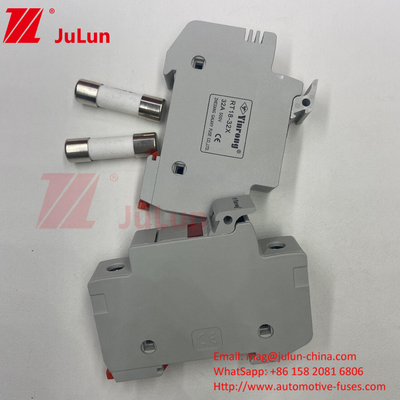 فيوز الطاقة الشمسية للطاقة الشمسية الفوتوغرافية عاكس الطاقة الشمسية PV-32X 1000V 32A فيوز سريع التأثير حماية الدائرة Dc فيوز رجل شمسي