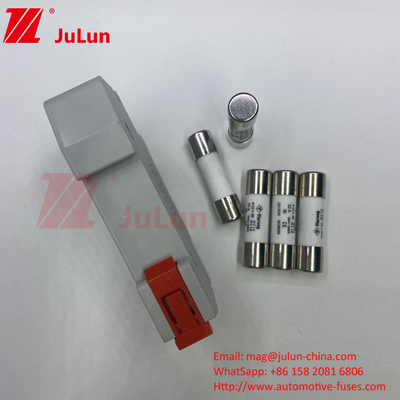 1000VDC 30kA فيوز الكهروضوئي السيراميكي 10 * 38 DC الطاقة الشمسية فيوز الكهروضوئي القاعدة الفيوز الكهروضوئي والفيوز 1000V 15A 20A 25A 30A 32A