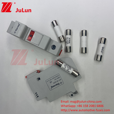 1000VDC 30kA فيوز الكهروضوئي السيراميكي 10 * 38 DC الطاقة الشمسية فيوز الكهروضوئي القاعدة الفيوز الكهروضوئي والفيوز 1000V 15A 20A 25A 30A 32A