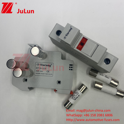 1000VDC 1500VDC 500VDC DIN القطار الطاقة الشمسية لوحة الطاقة الشمسية DC 32 أمبير حامل فيوز الطاقة الشمسية مع فيوز ل Photovoltaic