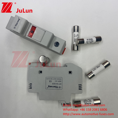 1000VDC 1500VDC 500VDC DIN القطار الطاقة الشمسية لوحة الطاقة الشمسية DC 32 أمبير حامل فيوز الطاقة الشمسية مع فيوز ل Photovoltaic
