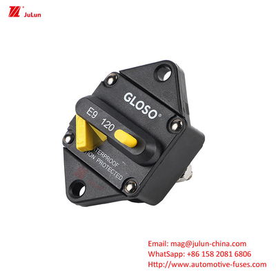 حماية الدائرة الإلكترونية للسيارات مع ضوء LED مربع فيوز متعدد الطرق SBH-6PD المسمار 30A-500A ثنائي القطب 32V يدوي