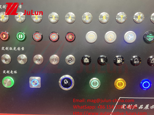 16 ملم حلقة مضاءة مؤقتة LED IP67 12 ملم / 16 ملم / 19 ملم / 22 ملم / LA38 / XB2 زر التبديل المعدني زر الضغط المعدني