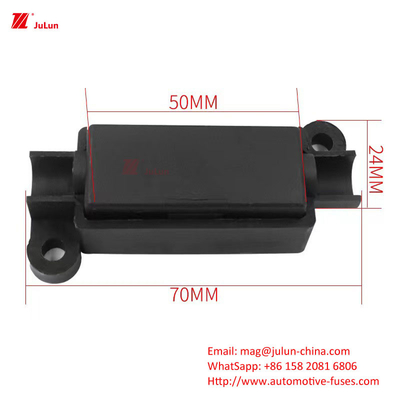 مقطع دائرة مكبر إعادة التثبيت اليدوي معتمد من قبل Eu UL 32V 30A-500A حامل فيوز النحاس للسيارات
