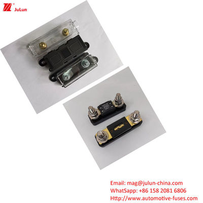 Eu UL مكسر دائرة مكبر إعادة ضبط يدوي 30A-500A32V حامل فيوز السيارات البلاستيك/غلاف نايلون