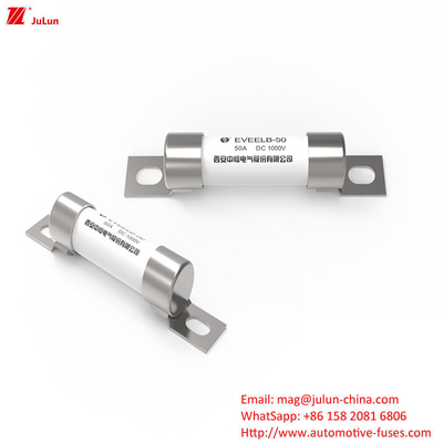 EVEELB 1000V 10A-50A أنابيب مستديرة نوع فيوز السيارة