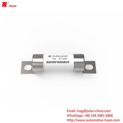 EVEELB 1000V 10A-50A أنابيب مستديرة نوع فيوز السيارة