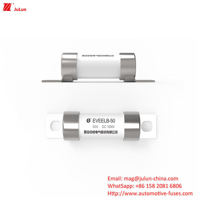 50A 1000V DC High Voltage Electric Vehicle Blade Fuse وحدة التأمين على شفرة المركبة الكهربائية