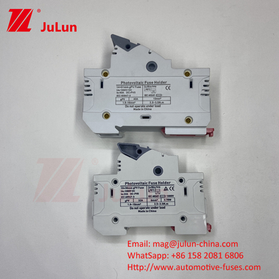 الطاقة الشمسية من الطاقة الكهروضوئية Mersen فيوز 10a 1000v ضربة سريعة 32a 1000vdc 22 * 58mm DC1000V فيوز دين ريل حامل فيوز حامل