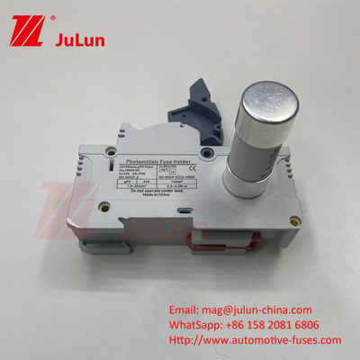 فيوتوكولتر الطاقة الشمسية للكهرباء الكهروضوئية DC1000V 10X38 حامل فيوتوكولتر السيراميكي مع مفتاح العزل 10X