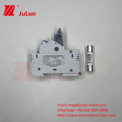 حامل فيوز الطاقة الشمسية مع فيوز سعر14x51MM RT18X-63 RO16 مؤشر الضوء السريع