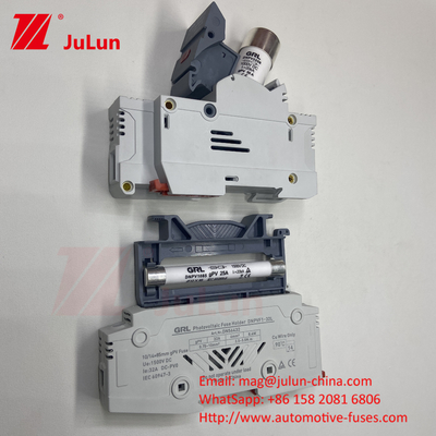 10 * 38mm gPV 1000VDC 32A FUSE Din دليل حامل فيوز لسهولة وتثبيت آمن