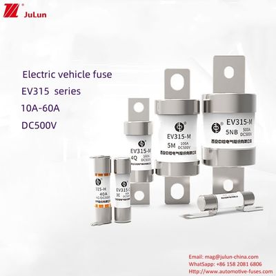 سلسلة EV315 المتوسطة محركات التشغيل الكهربائية المسمار فيوز 10-60A 500V 20kA القدرة على كسر