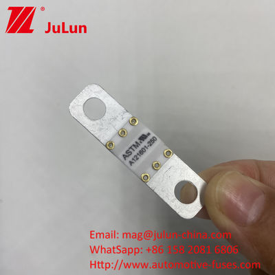 A121601-250A A121601-200A ASTM فيوز النحاس للشفرة السيارات لبطارية تخزين الطاقة الكهربائية عالية التيار