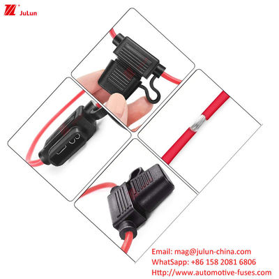 بلوك حامل فيوز نايلون للسيارات مع قطب واحد / مزدوج 30A-500A 32V