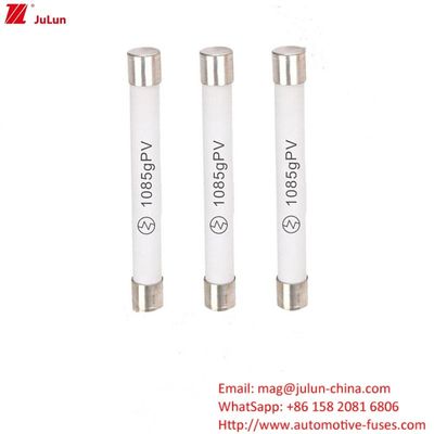 10x85mm 10A1500A فيوز الكهروضوئي درجة الجهد التيار الحد من الفيوز